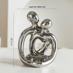 Silver Couple Candlestick