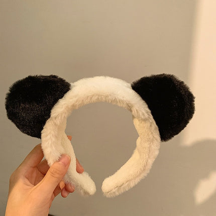 Cute Face Wash Hair Bands Female Cartoon Headwear Hair Band Headband Apply