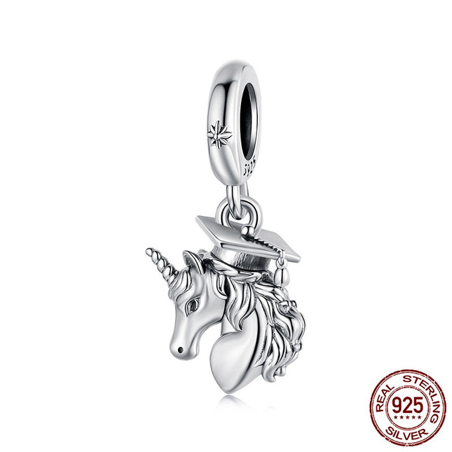 Graduation Season Diy Hangeronderdele Trencher Cap S925 Sterling Silwer Krale