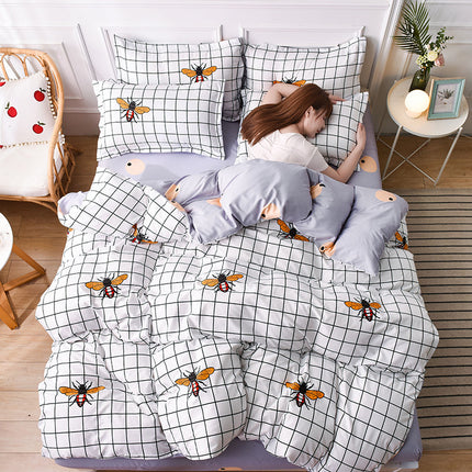 Beddegoed Gedrukte Bed Vierstuk Aalwyn Katoen Bedlaken Tipe Bedlaken Tipe