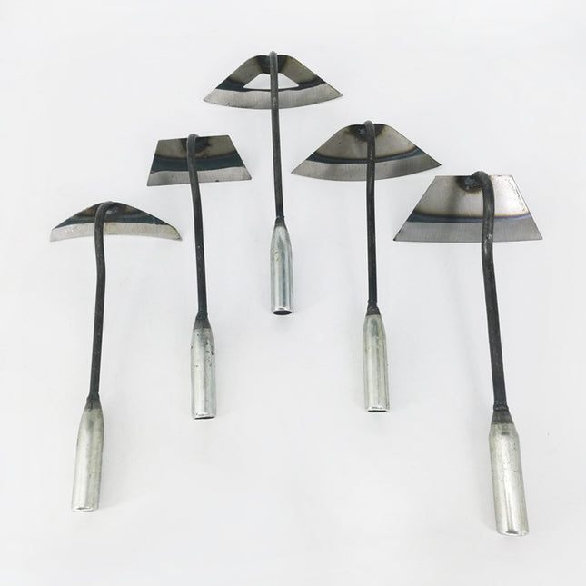 All-manganese Steel Gardening Hand-held Hoe All-steel Hardened Hollow Hoe