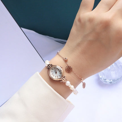 Pearl Women's Niche Pêrelmoer Armbandhorlosie