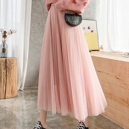 Net Yarn Fairy Oversized Skirt Super Thin Net Yarn Skirt Fairy Fan
