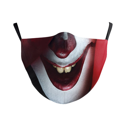 Halloween Dubbellaag Oorwas Kreatiewe Digitale Druk Masker