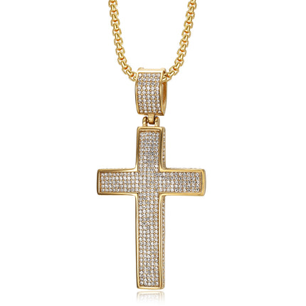 Euro-American Cross-Border Hip-Hop Jewelry Pendant Necklace