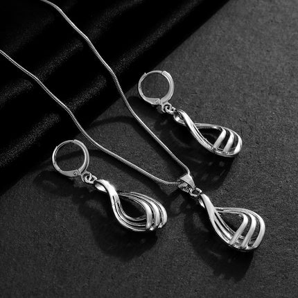 Vroue se Kreatiewe Ronde Hartvormige Hangertjie Ketting