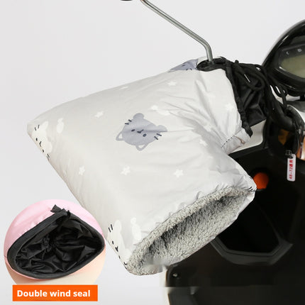 Winter Electric Motorcycle Handle Thickened Waterproof