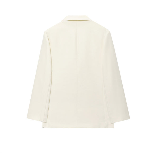 Double Breasted Casual Loose Women's Suit Jacket