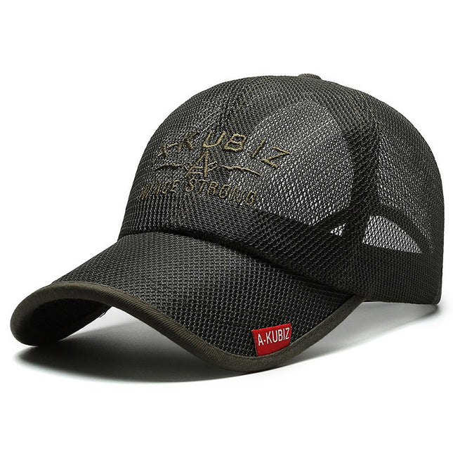Summer Men's Mesh Breathable Baseball Cap Casual Sun-proof