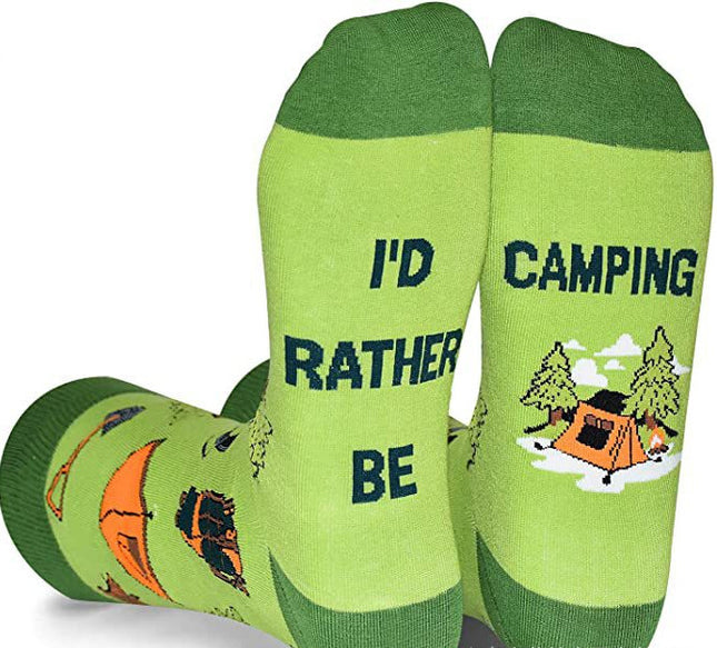 English Alphabet Socks Outdoor Camping Sports