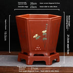Wine Red Bucket / Purple Sand