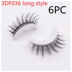 3DF036 langstyl / PVC ronde doos / 6 STKS