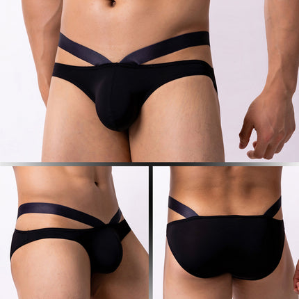 Thin Ice Silk Low Waist Men's Underwear Briefs