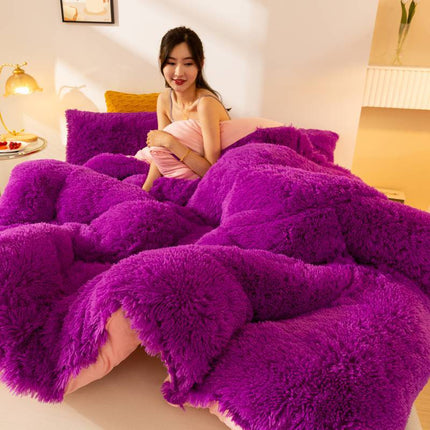 Super Sagte Lang Vlies Mink Kristal Fluweel Verdikte Warm Winterkwilt