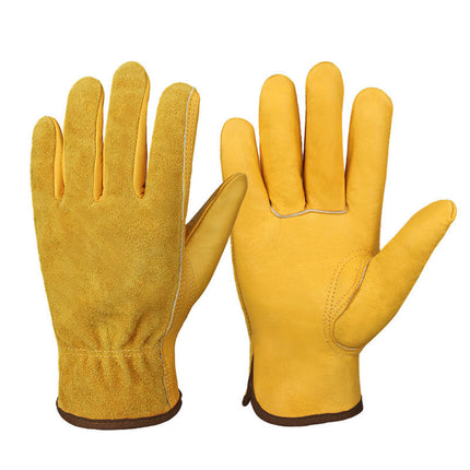 Breathable, Non-slip, Wear-resistant Construction Site Welder Protective Work Gloves
