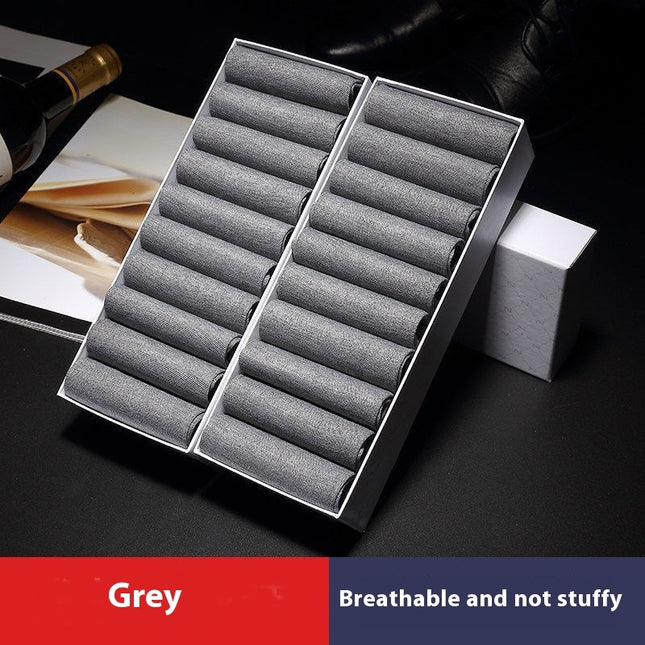 Men's Socks Mercerized Cotton Summer Thin Middle Tube