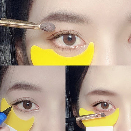 Wimper Eyeliner Stensil Model Oog Maskara Kam Stensil Model Beginner Ooggrimering Helper Aanwendinggidskaart Gereedskap Maklik Was