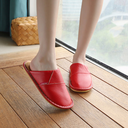 Winter Warm Anti-gly Leer Pantoffels