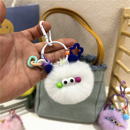 Kreatiewe Steenkoolballetjie Pluispop Boeksak-Hanger