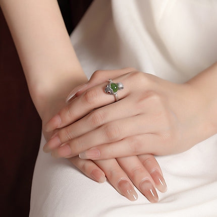 S925 Sterling Silwer Persoonlike Ring Vir Vroue