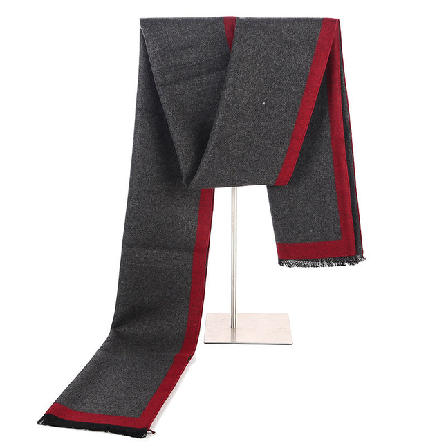 Artificial Silk Brushed Scarf Autumn And Winter Warm And Simple