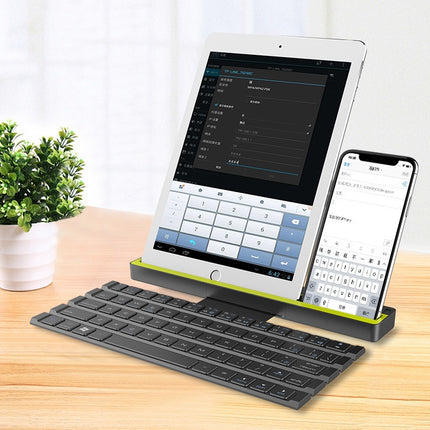 Outdoor Office Portable Folding Wireless Reel Keyboard