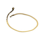 S925 Silwer Enkelband Goud / 925 Silwer