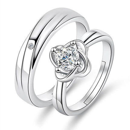 Ringe Opening Trou Simulasie Diamant Ring