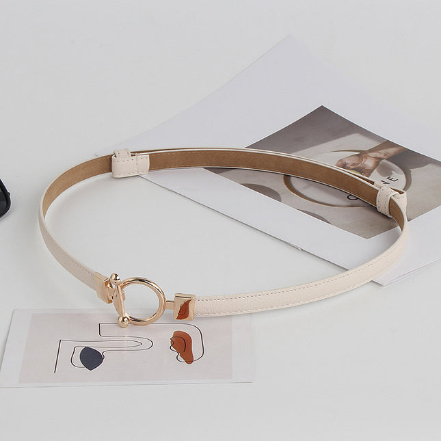 Decorative Jeans All-match Waist Dress Sophisticated Type Thin Belt