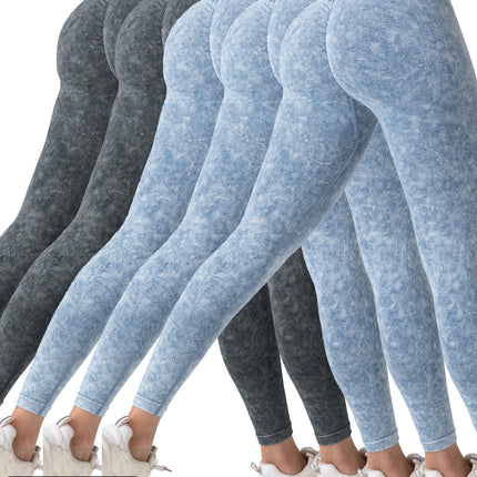5 Pieces Seamless For Women, High Waisted Workout Gym Yoga Pants
