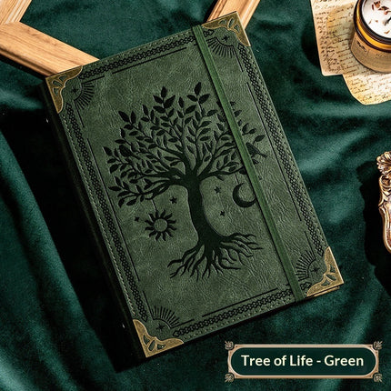Retro Loose-Leaf Thickened Multi-Functional College Planner Notebook