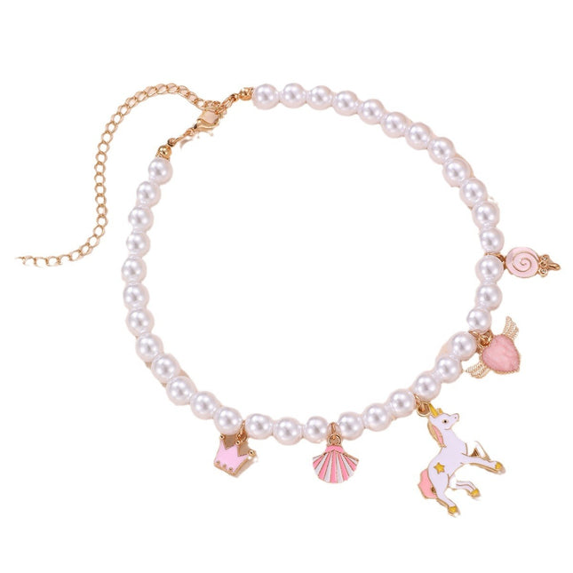 Cartoon Pattern Pendant Necklace Pet