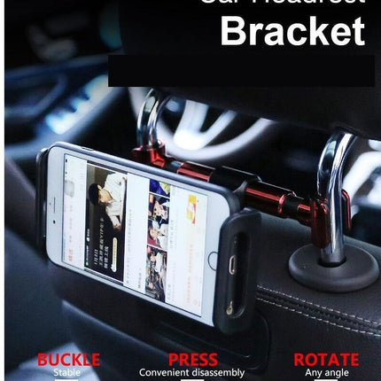 Compatible with Apple, Car Rear Pillow Phone Holder Tablet Car Stand Seat Rear Headrest Mounting Bracket For IPad Mini Tablet