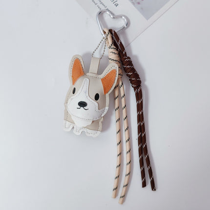 New Woven Rope Bag Pendant Dog Keychain