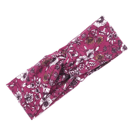 Blomme-kruishaarband