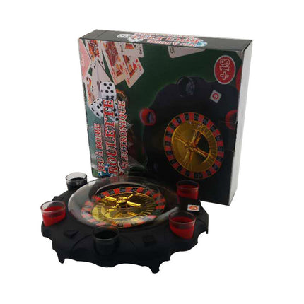 Electric Russian Lucky Wheel Roulette Wine Set