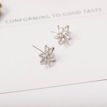 Blomkrale Hipo-allergene Wit Sampioen Studs