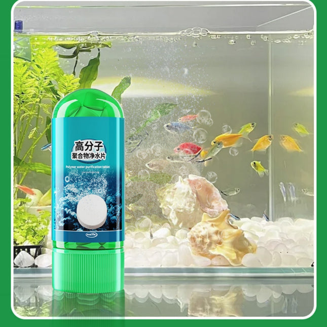 Comprimés puissants anti-odeurs et purification d'eau pour aquarium