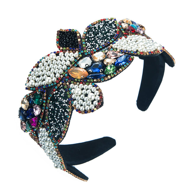 Mode Bal Strass Krale Blaar Barok