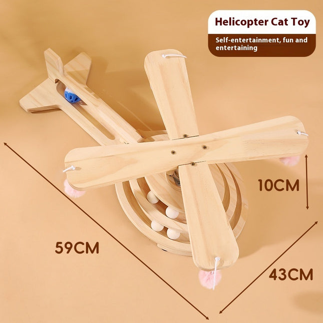 Cat Scratch Board Toy Turntable Cat Teasing Ball Self-Hi Relieving Stuffy-shaped Baby Cat Suit Pet Supplies