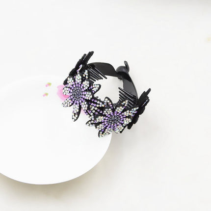 Strass Blom Plaat Haarrek