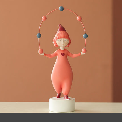 Creative Resin Elf Girl Sculpture Ornaments