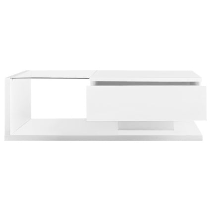Koffietafel, Hoogglans Wit. Bytafels, Koffietafels Met Glas En LED