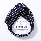 Navy blue stripes