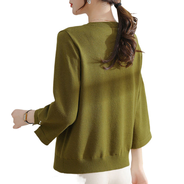 Bottoming Mom Wear Spring And Summer New Lightweight Sweater