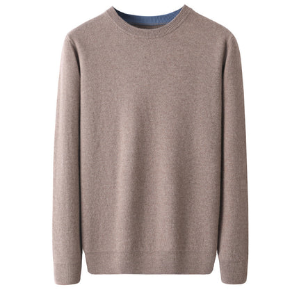 Simple Casual Loose Pullover Long Sleeve Sweater