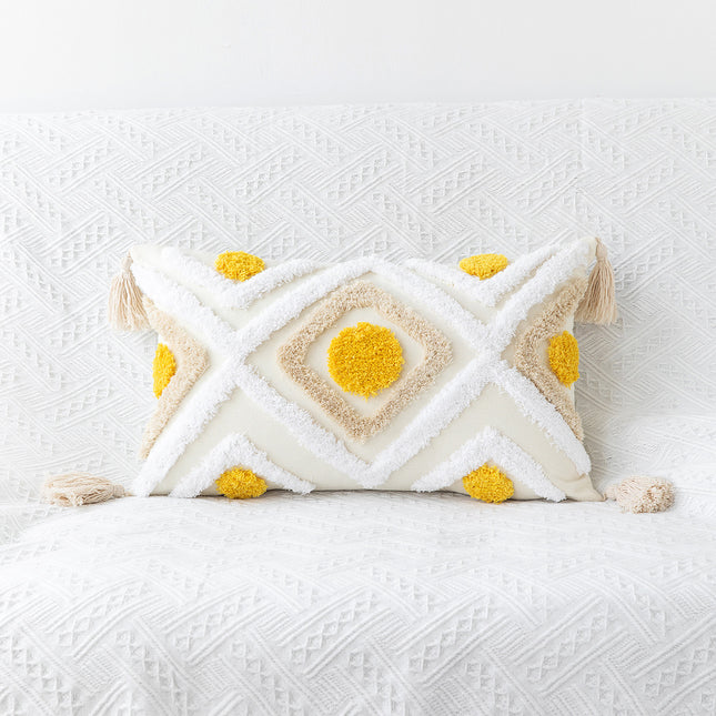 New Bohemian Geometric Tufted Pillowcase