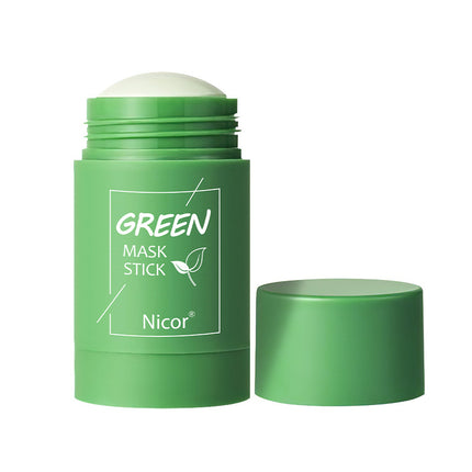 Reinigende Groen Tee Masker Kleistok Olabeheer Anti-Aknee Whitening Seewier Masker Velversorging