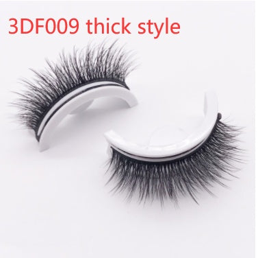 Herbruikbare 3D Nertswimpers Natuurlike Valse Wimpers Selfklevende Valse Gomvrye Grimering Wimpers Uitbreiding Sy