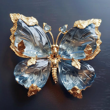 Crystal Butterfly Dual-use Original-design Corsagebrooch
